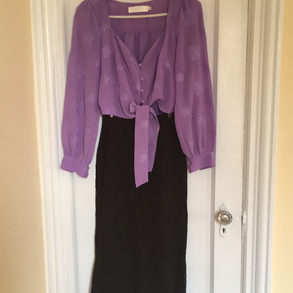 Halogen black pencil skirt